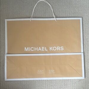 Michael Kors Tan Shopping Bag Large